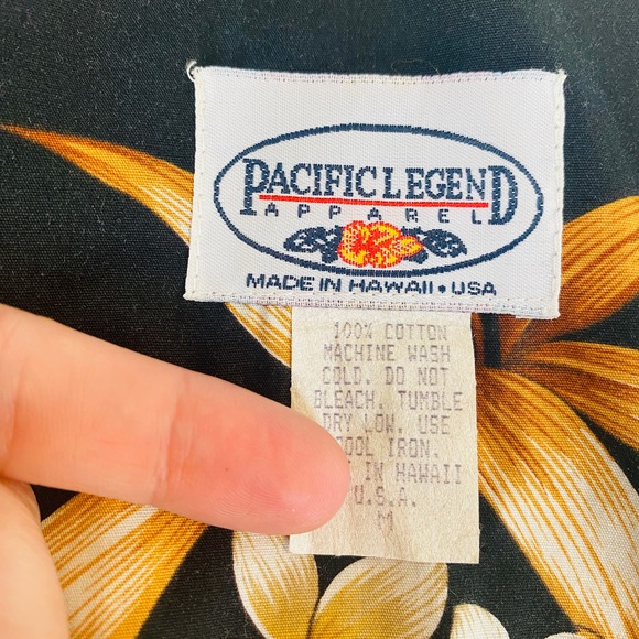 Vintage Pacific Legend Floral A-Line Dress Women Medium Made in Hawaii 90s Y2K - Picture 8 of 10